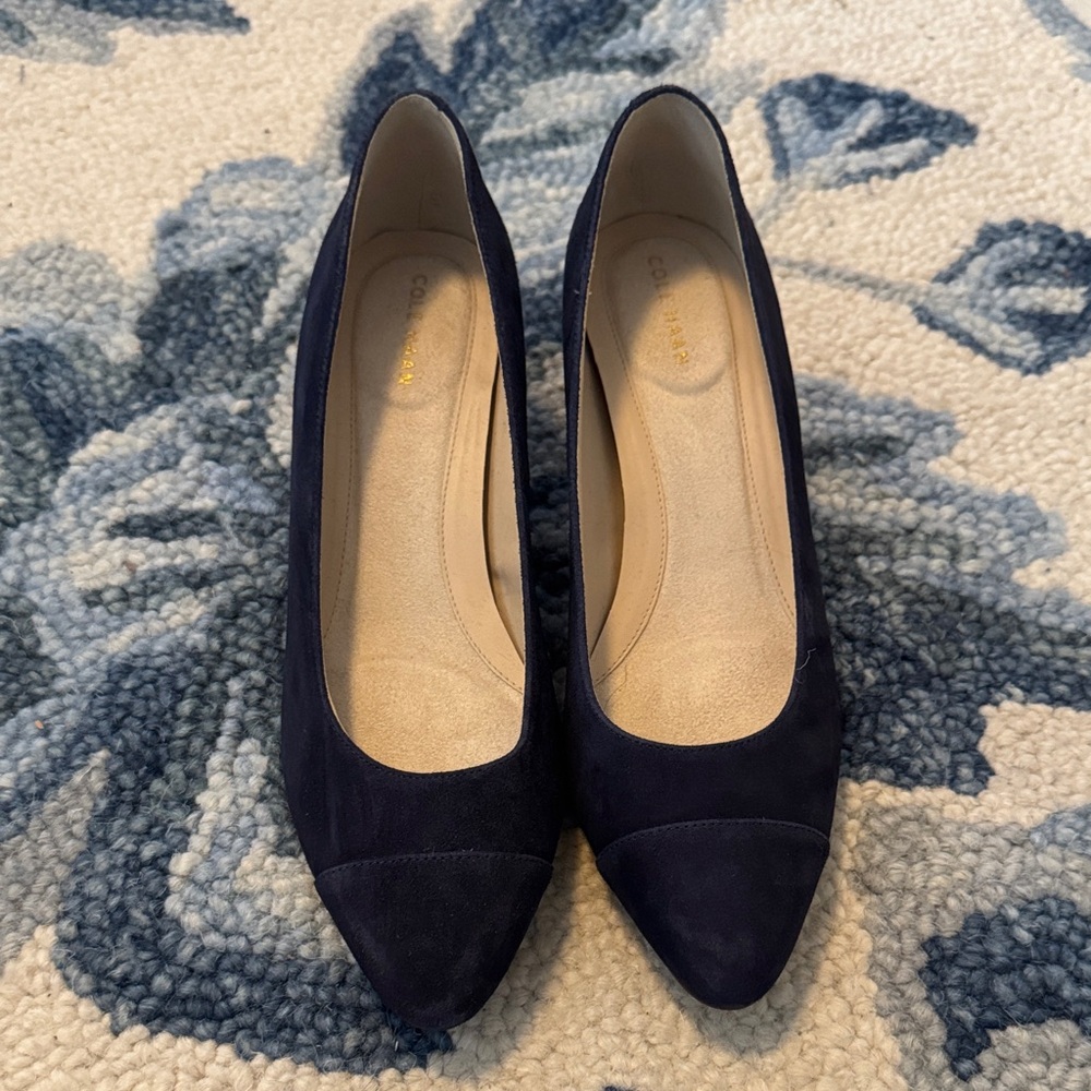 Calvin Klein Dark Blue Heels